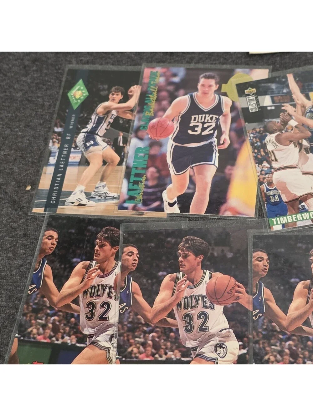 Christian Laettner 55 Card Lot / Collection Duke Blue Devils Rookies Base